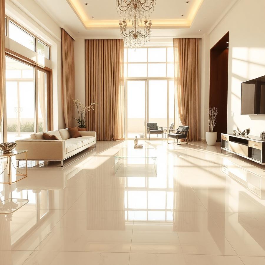 نموذج رقم 5 من أعمال تلميع الرخام وجلي البلاط - Marble polishing and tile restoration project 5 by Jalibalaat KSA